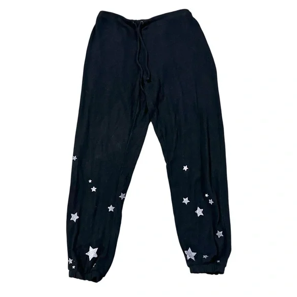 Chaser Starry Night Jogger Pants in Black Size Medium - NWOT - Picture 3 of 7